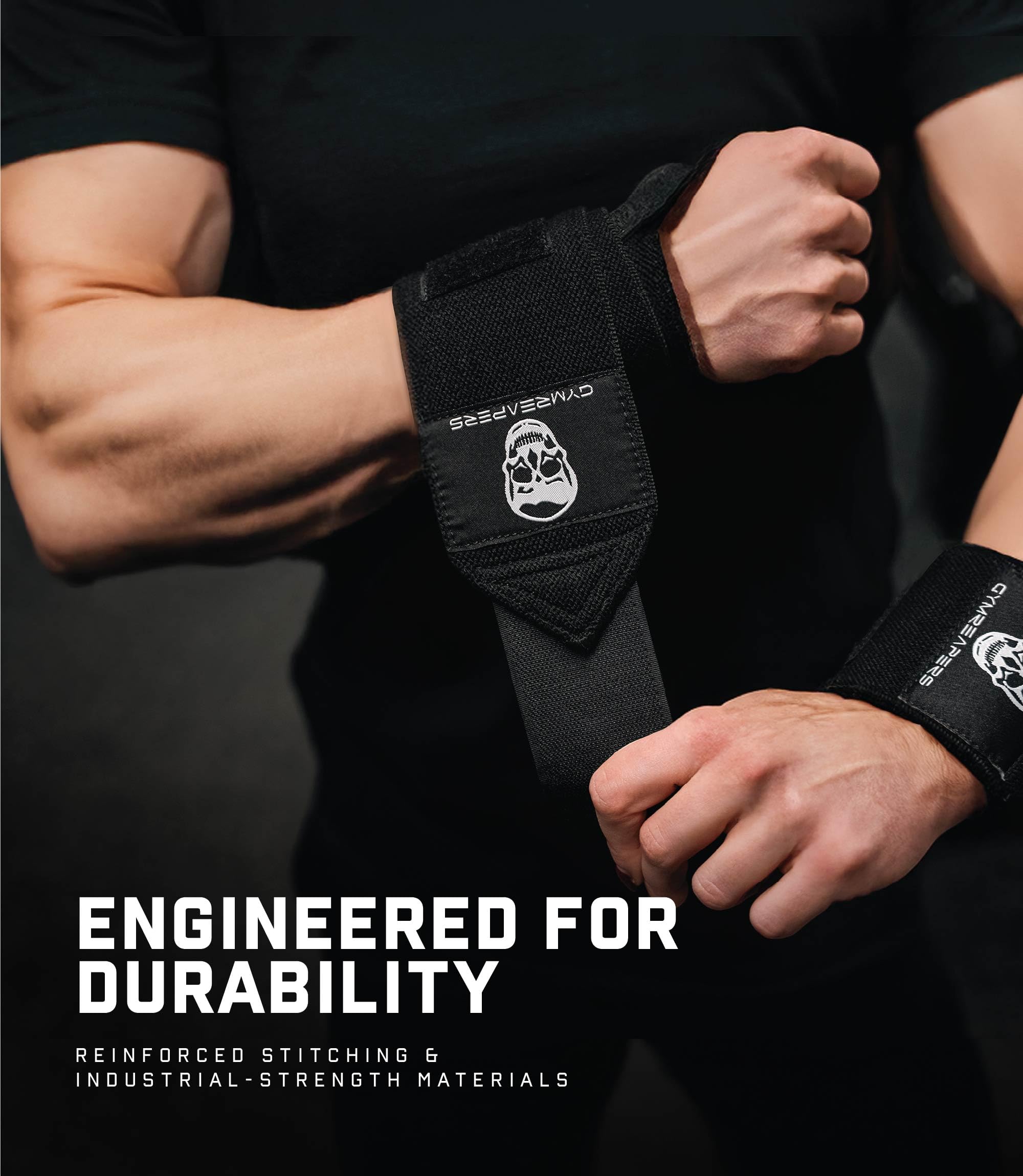 Gymreapers Weightlifting Wrist Wraps (IPF Approved) 18
