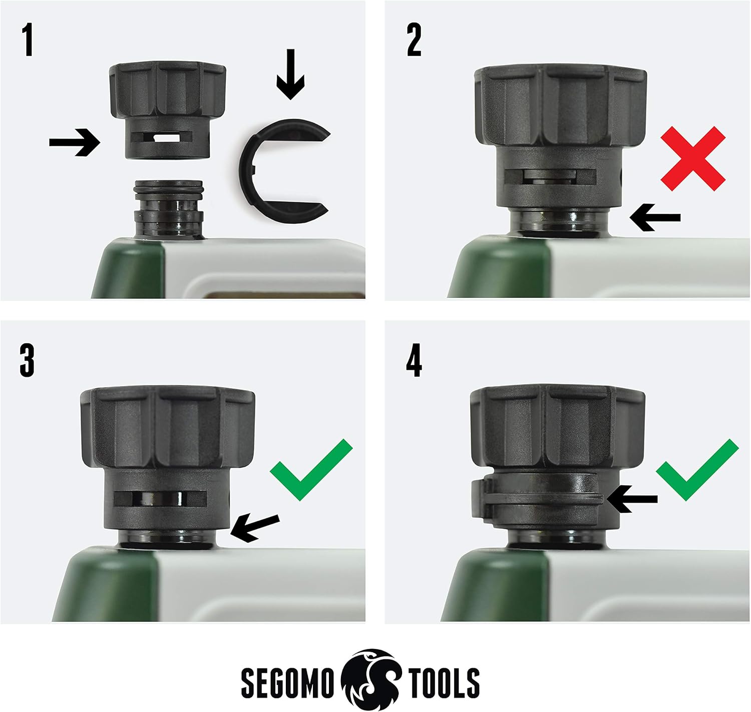Segomo Tools Programmable and Weatherproof Single Outlet Hose Faucet Digital Watering Timer - WT1: Home & Kitchen