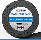 Magnetic Tape Roll 1m x 30mm Extra Thick Strong Adhesive Backing view 7