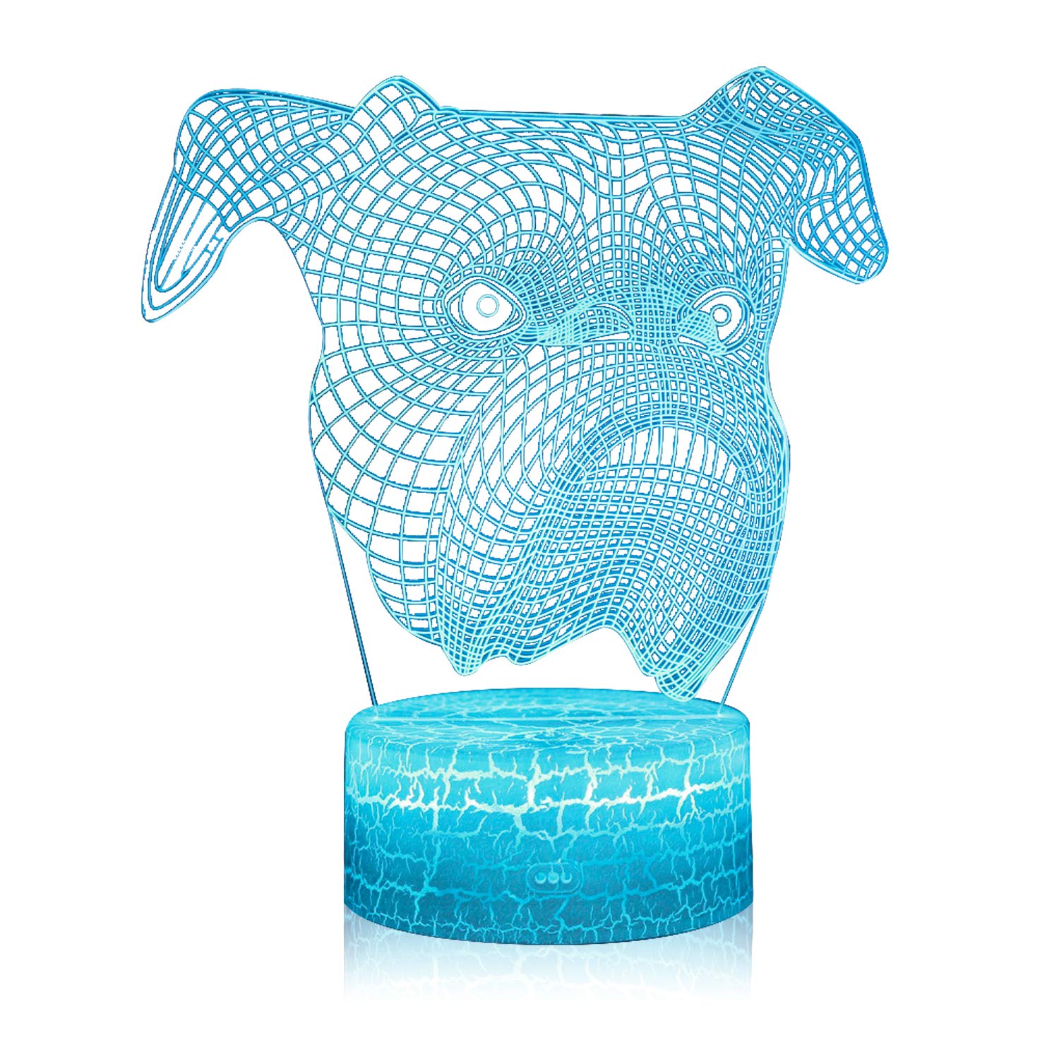 Best pug dog table lamp