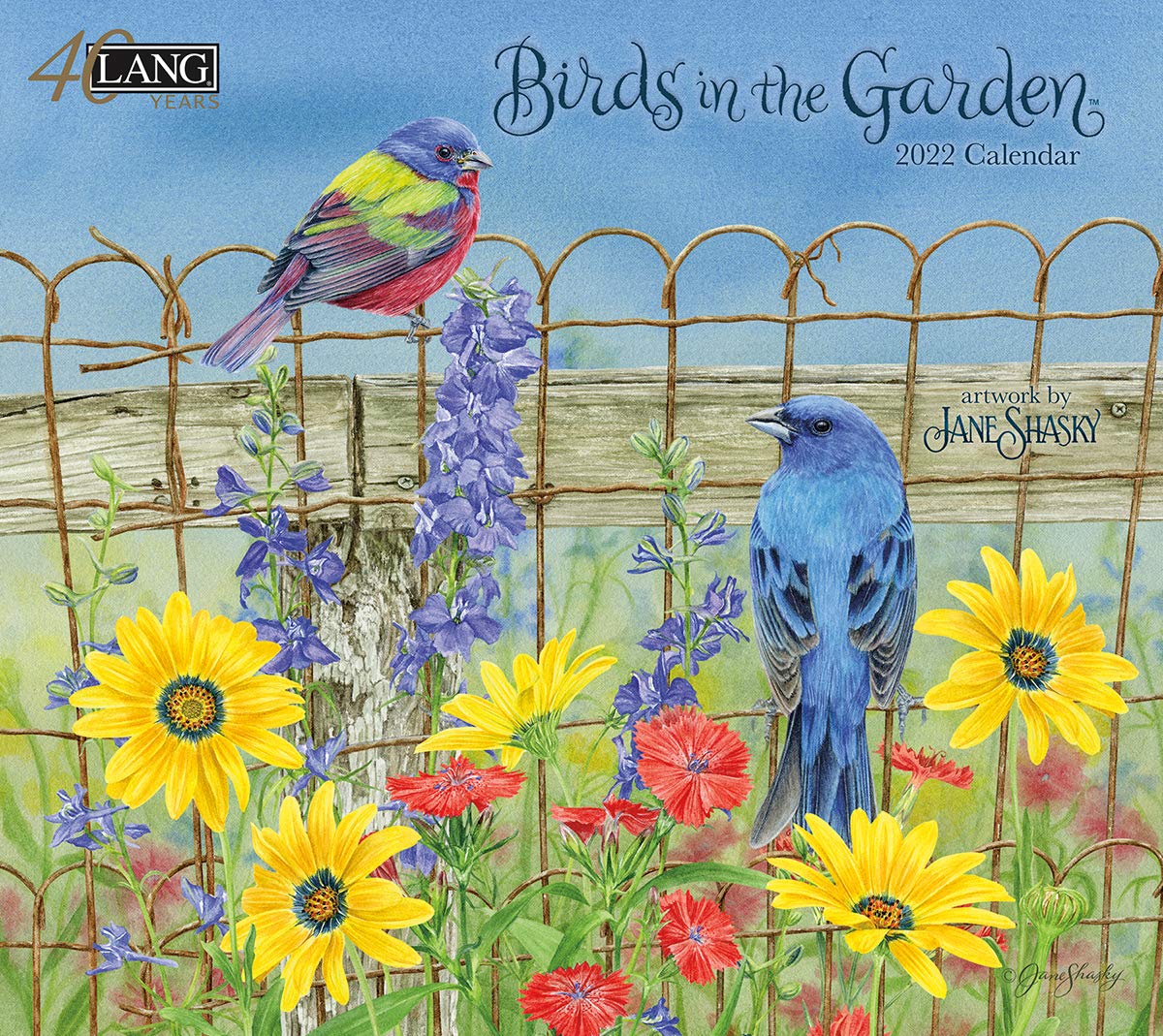 Lang Birds in The Garden 2022 Wall Calendar (22991001895)