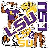 Desert Cactus LSU Sticker Tigers Geaux Louisiana State University Sticker Vinyl Decals Laptop Water Bottle Car T2 (Type 2-2)