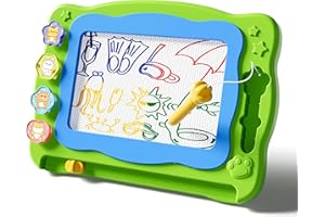 BEBY BUTY Large Magnetic Drawing Board for Toddlers, Magnetic Doodle Board for Kids, Etch A Sketch Magnet Erasable Writing Pad, Preschool Education Travel Toys for Kids Boys Girls Age 3 4 5 6 7 8 Years Old