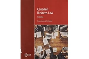 Canadian Business Law, 3rd Edition