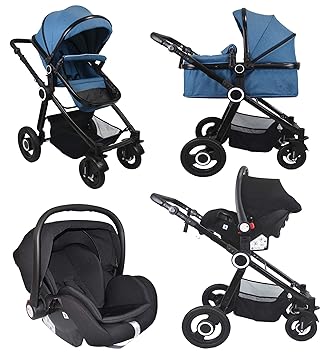 pram pushchair car seat combination