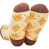 InnoBeta Potato Gifts, Unisex Potato Socks for Women Men, One Size Crew Socks