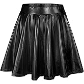American Trends Womens Mini Skirt Pleated Flared Skater Skirt Metallic Skirt Athletic Tennis Skirt