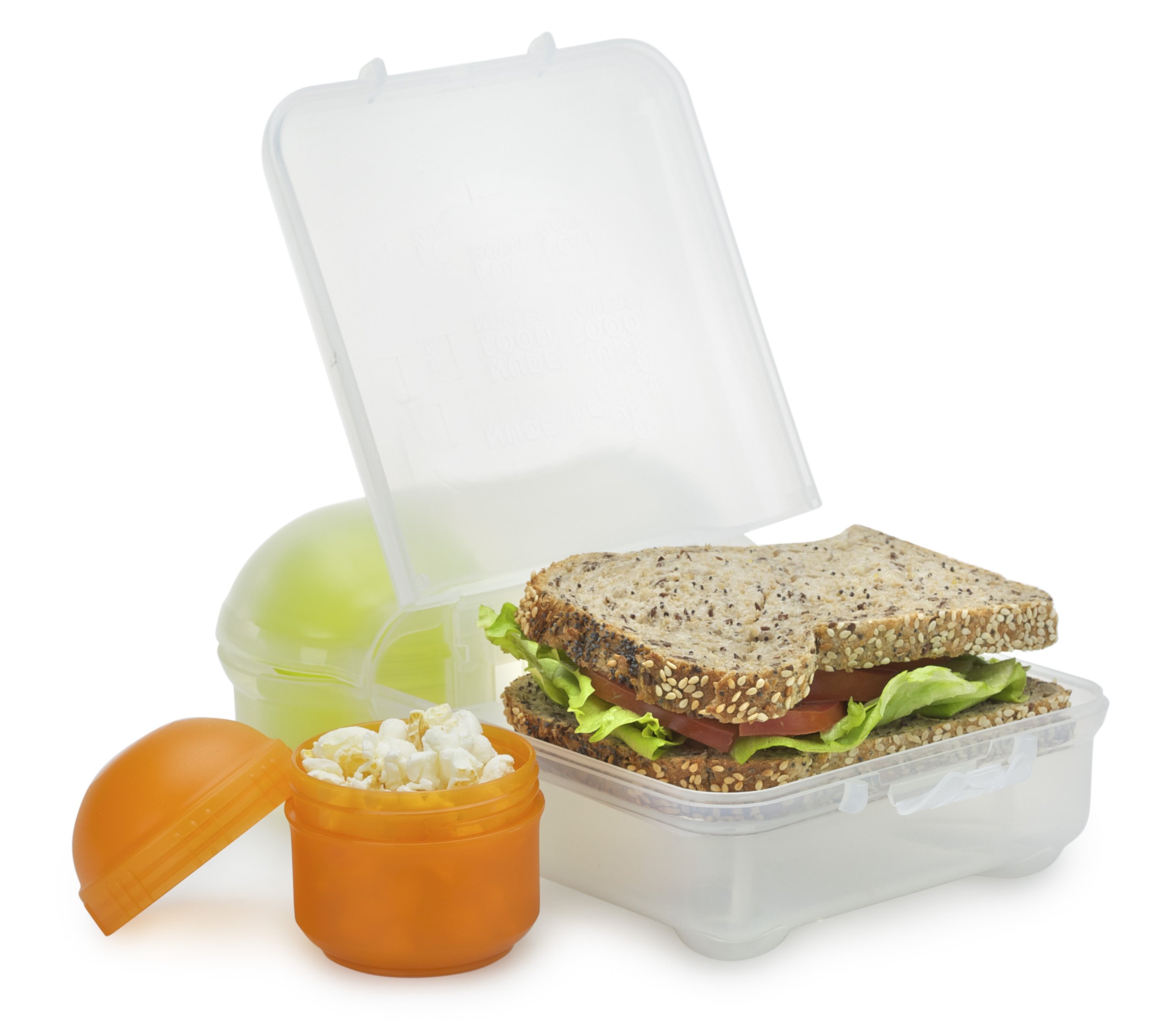 Smash 606276 Lunch Box with 2 Removable Food Containers 1.22 L NEW eBay