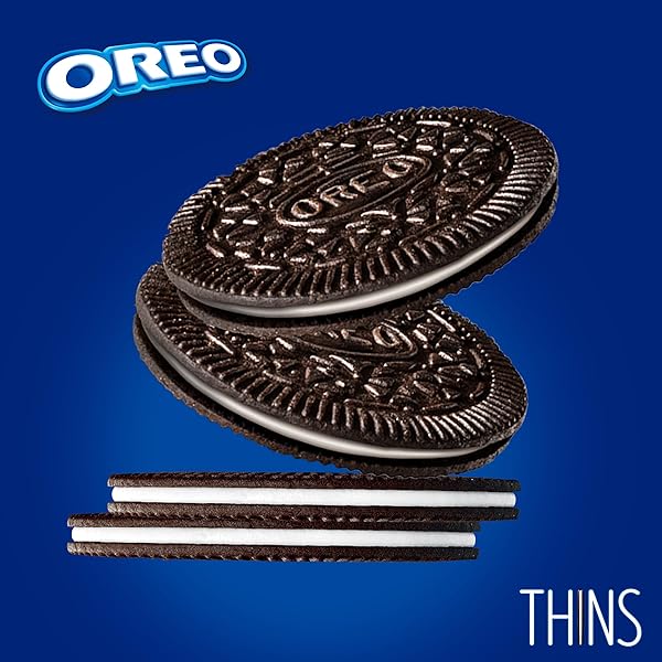 OREO THINS CHOCOLATE SANDWICH COOKIES, 9.1OZ