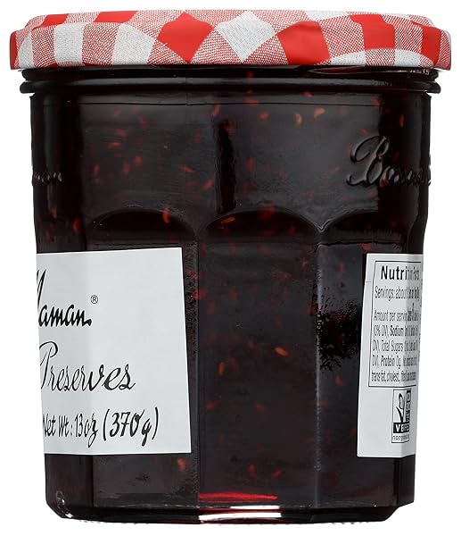 BONNE MAMAN PRESERVE, RASPBERRY, 13-OUNCE