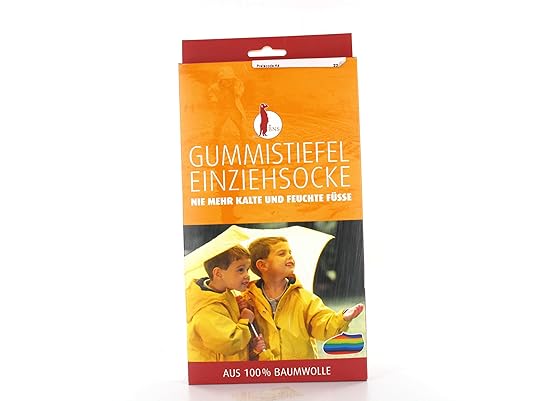 BNS Concept Gummistiefel Einziehsocken aus 100% Baumwolle 1 Paar