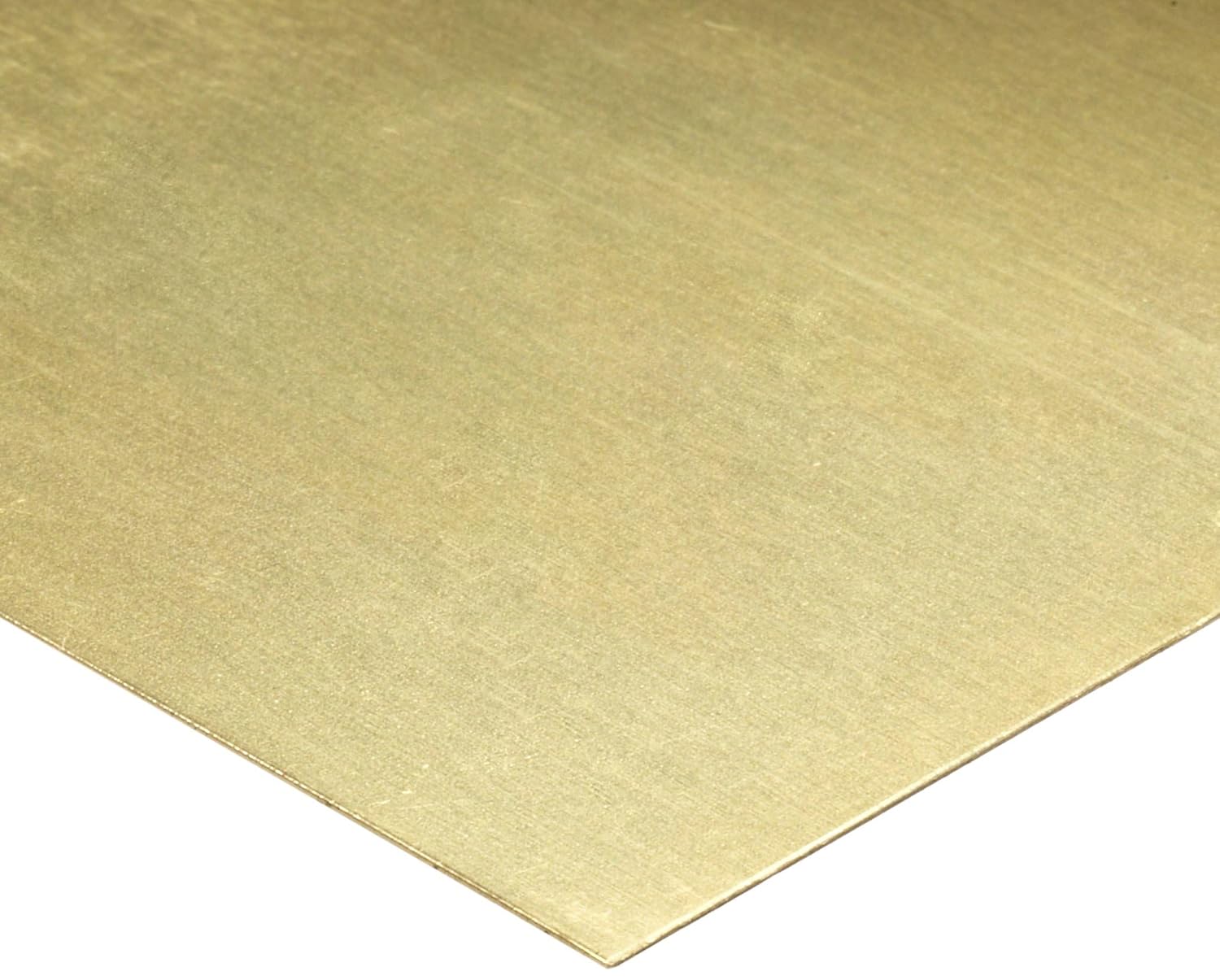 Brass Type C260 Half Hard Colded Shim Stock Number 2 Finish