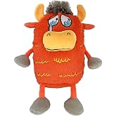 MerryMakers Moo Hoo Plush Cow, 8.5-Inch, Based on the Books by Audrey Perrott