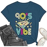 80s Shirts for Women Girls Party T-Shirt I'am an 80's Kindas Girl Tops Vintage Graphic Tee