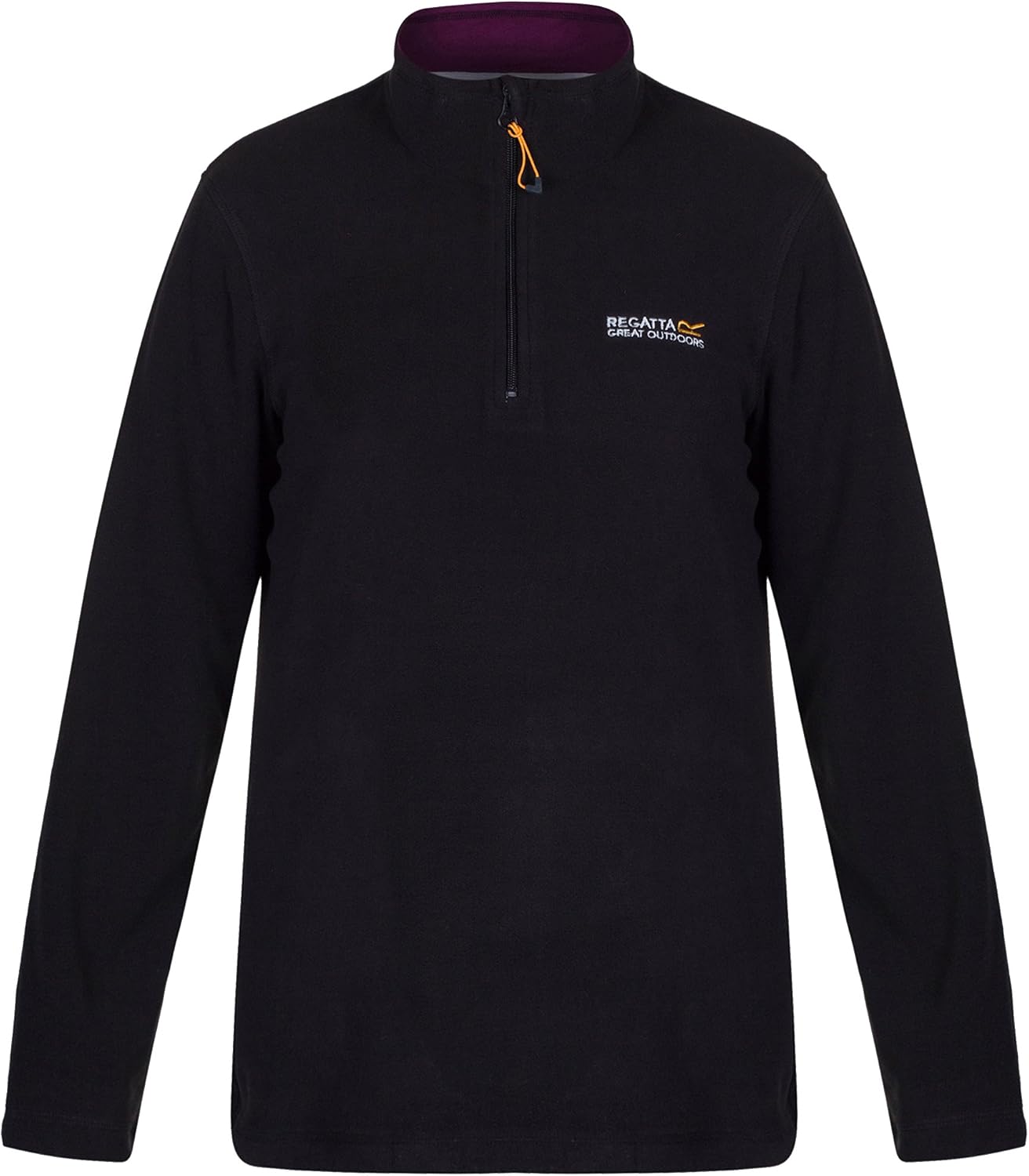 Regatta Sweethart Leightweight Symmetry Zip Neck Anti-Pill Brushed Fleece - Blackcurrant, 26, Black(blackcurrant)