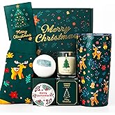 Christmas Gifts for Women 2025 Secret Santa Gifts for Women, Unique Christmas Gift Basket, Xmas Gift Set for Mom, Coworkers, Teacher, Sister, Wife, Best Friend Box White Elephant Christmas Tumbler