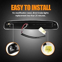 Cxdar Third 3rd Brake Light LED for 1997-2007 Dodge