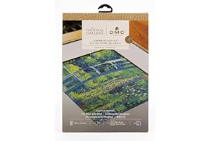 DMC - Museum Collection - Water Lily Pond Cross Stitch Embroidery Kit - 1 Set
