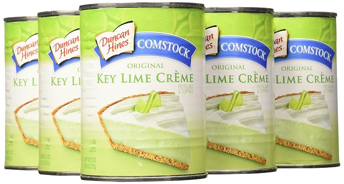 Duncan hines comstock, pie filling&topping, Original key Lime creme (041255836266)