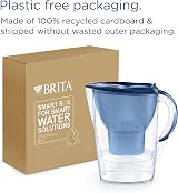BRITA Marella Water Filter Jug Blue 2.4L Starter Pack 3x MAXTRA PRO view 6