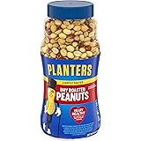 PLANTERS Lightly Salted Dry Roasted Peanuts, 16 oz. Resealable Jar - Peanut Snack - Great Movie Snack, Active Lifestyle…