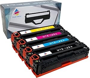Triple Best Remanufactured 128A Toner Cartridge Replacement for HP 128A CE320A CE321A CE322A CE323A Toner Cartridge Used with HP Laserjet Pro Cm1415fn CP1525NW CM1415fnw Cm1410 Series Color (4 Pack)