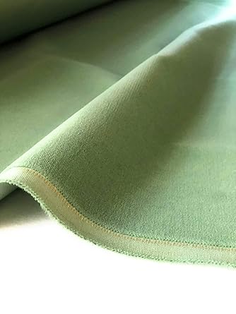 Baumwollsamt - Samt Stoff mit Goldkante, 460gr / 150cm breit, Farbe 10126 - mint, grün, pastellgrün - Meterware