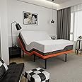 ESHINE Adjustable Bed with Matt Queen 2000 Series, Memory Foam Hybrid 14 Inch Matt Queen, Bluetooth App Control, 5 Minutes Installation, Head and Foot Incline