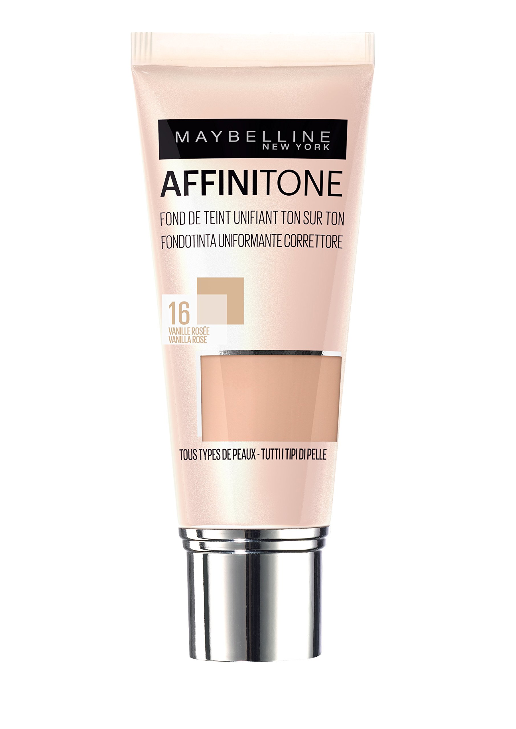 Maybelline Affinitone Perfecting & Protecting Foundation 16 Vanilla Rose