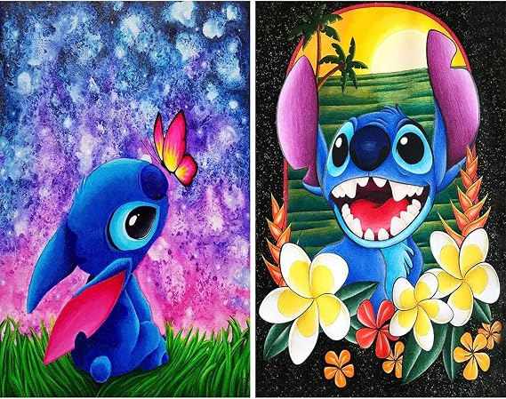 Amazon.com: 2 Pack 5D Full Drill Diamond Painting Kit, KISSBUTY DIY