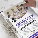 G4Gadget A4 Punched Pockets 500 Pack 30 Micron 10-15 Sheets Value Set view 7
