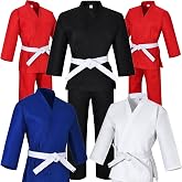 Knockout Fight Gear Karate Gi for Kids &amp; Adults | Medium Weight Karate Uniform Suit | Kids &amp; Adult Karate Gi | Karate Costume