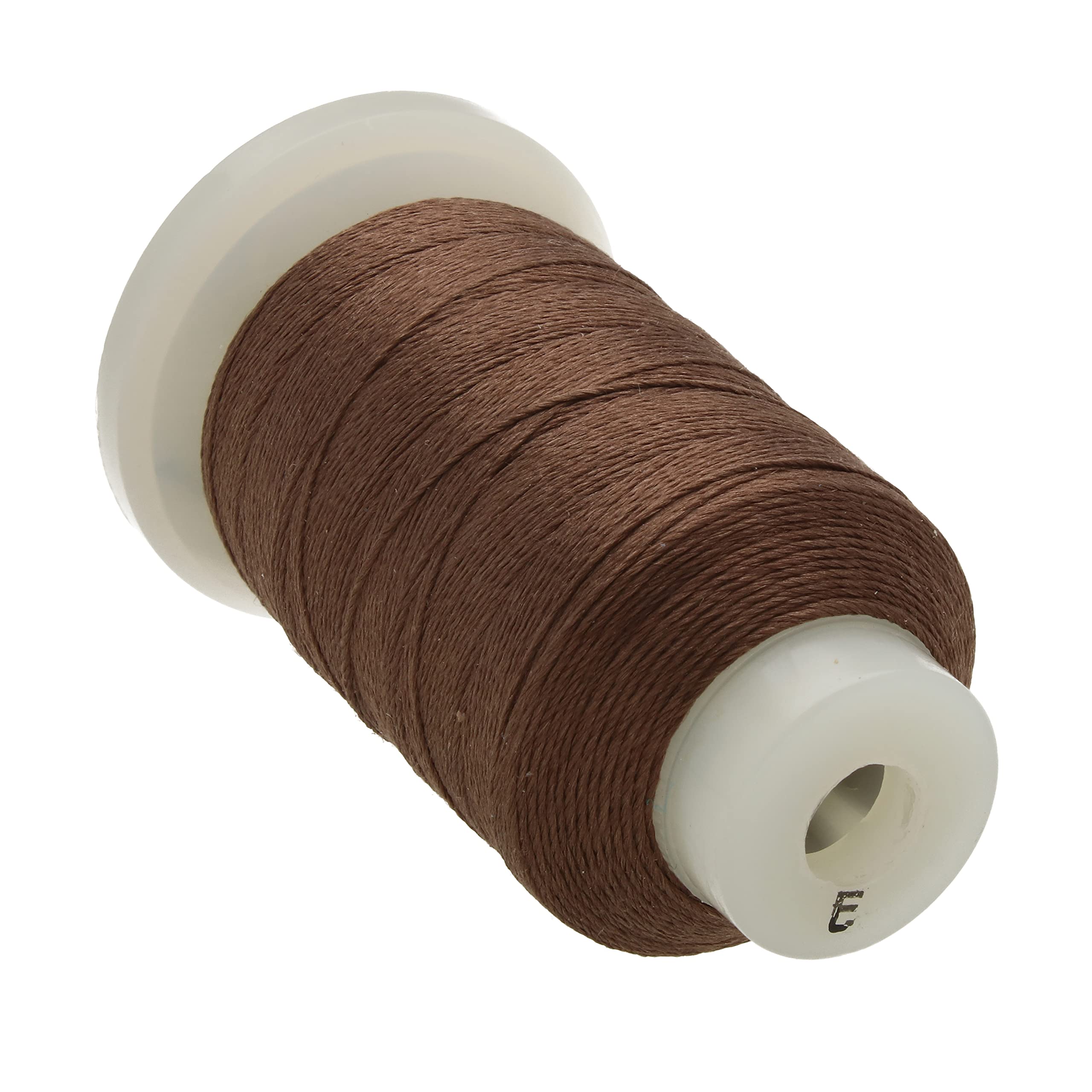 The Beadsmith Pure Silk Cord – Chestnut, Size E (0.325 mm/0.0128”), 200 Yards (600 ft), 1/2-Ounce Spool — image 1