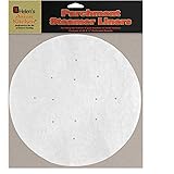 Helen's Asian Kitchen Perforated Parchment Bamboo Steamer Liners, 40 Count (40 Count)