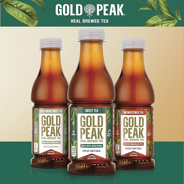 GOLD PEAK TEA, SWEET TEA, 16.9 FL OZ, 6 PACK