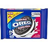 OREO Double Stuf Chocolate Sandwich Cookies, Family Size, 436 g, Baked in Canada