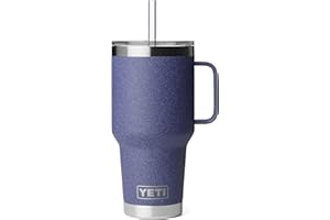 YETI Rambler 35 oz Straw Mug, Vacuum Insulated, Stainless Steel, Moon Dust