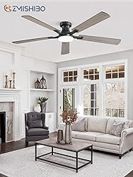 ZMISHIBO 60 Inch Ceiling Fan with Light, App&Remote