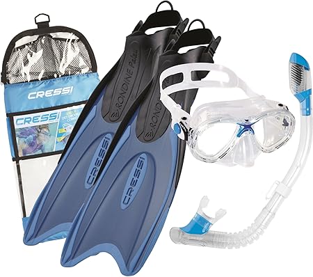 Cressi Unisex Baby Palau Kid Bag Schnorchelset 