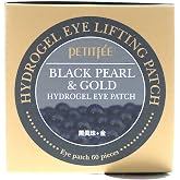 Petitfee Black Pearl &amp; Gold Hydrogel Eye Patch, 60 Pieces, 2.96 oz (84 g)