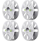 MarsWork Quick-Swap Reusable Spool for Refill Filament, Two-Finger Press Design, Compatible with Bambu Lab 3D Printers, 4 pcs