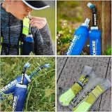 TRIWONDER Soft TPU Collapsible Flask 250ml 500ml Leak-Proof Straw Pack view 7