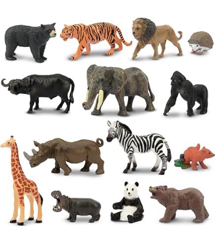 JOKFEICE Figuras De Animales De Plástico Chacal Animales Modelo De