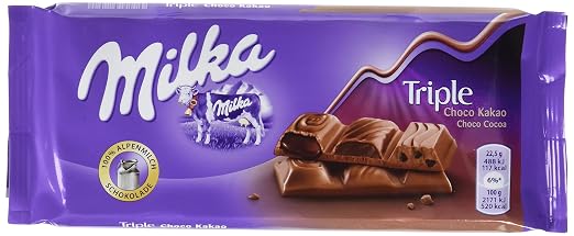 Milka Triple Chocolate Kakao Tafelschokolade Mit Drei