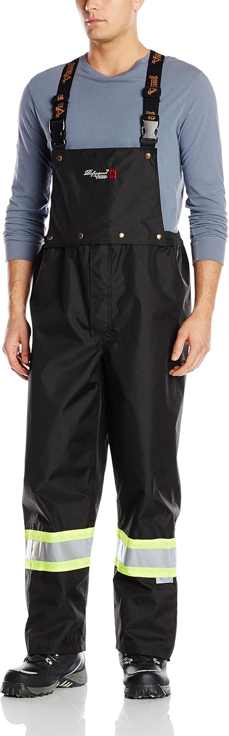 Viking Professional Journeyman FR Waterproof Flame Resistant Bib Pant: Clothing