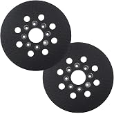 5&rdquo;ROS20vs Replacement Sanding Pad Compatible with Bosch Orbital Sander,2PC | 8 Hole Hard Hook-&amp;-Loop Sander Backing Pad for Bosch RS035 &amp; RS034,Fits ROS10 ROS20VS ROS20VSC ROS20