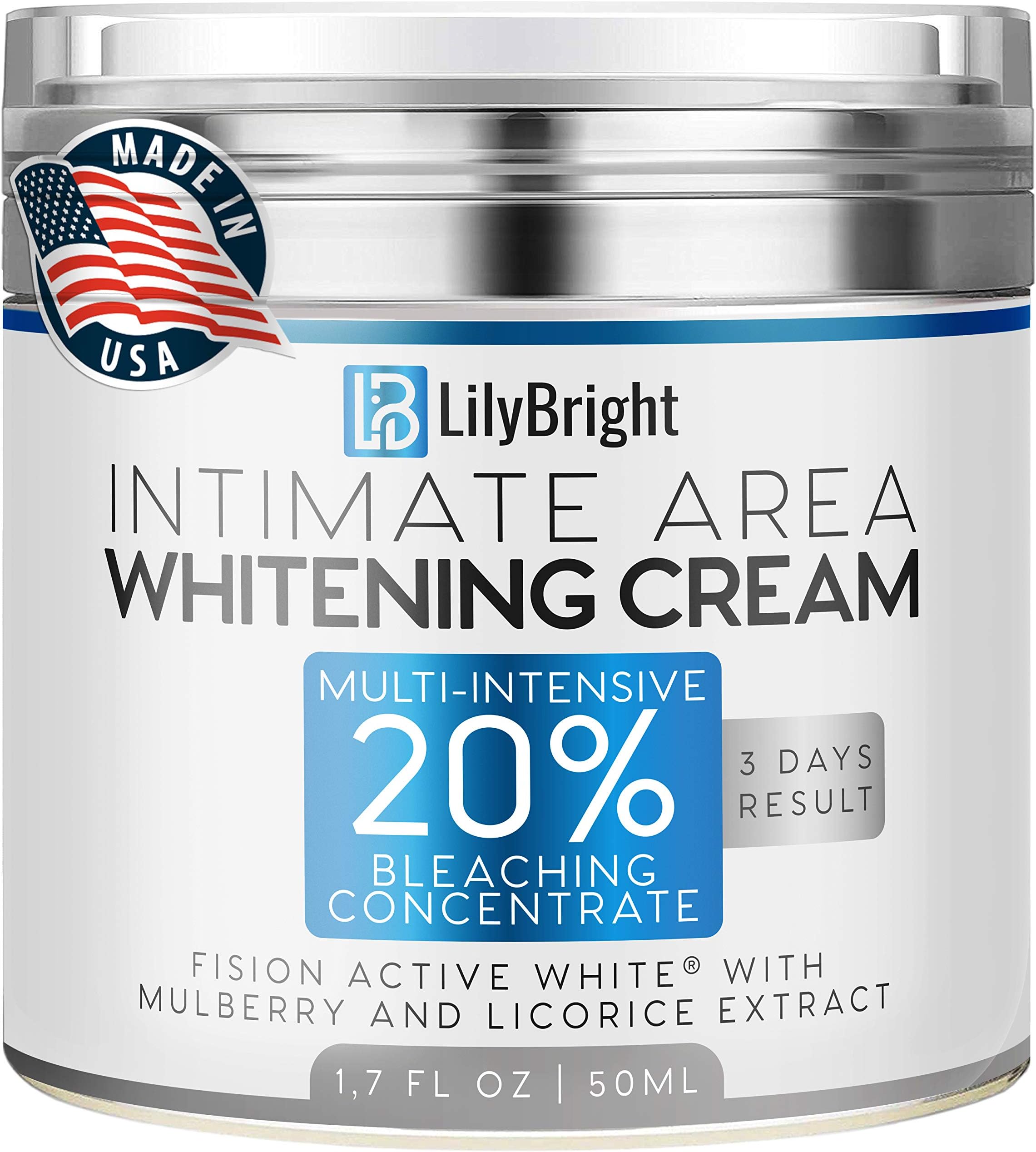 Brightening Cream with Arbutin - Made in USA - Natural Skin Whitening, Nourishment and Care - Gentle Dark Spot Corrector Remover Cream - Good for Dark Spots & Sensitive Areas - Cruelty-Free -1.7 Oz