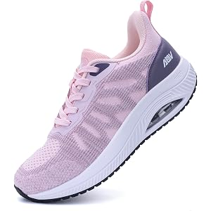 RomenSi Women's Arch Support Walking Shoes for Plantar Fasciitis | Orthotic Sneakers Tennis Shoes for Bunions Flat Feet, Foot