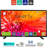 Zoomy 102 cm (40 Inches) Full HD Smart LED TV 40SMART (Black) (2019 Model)
