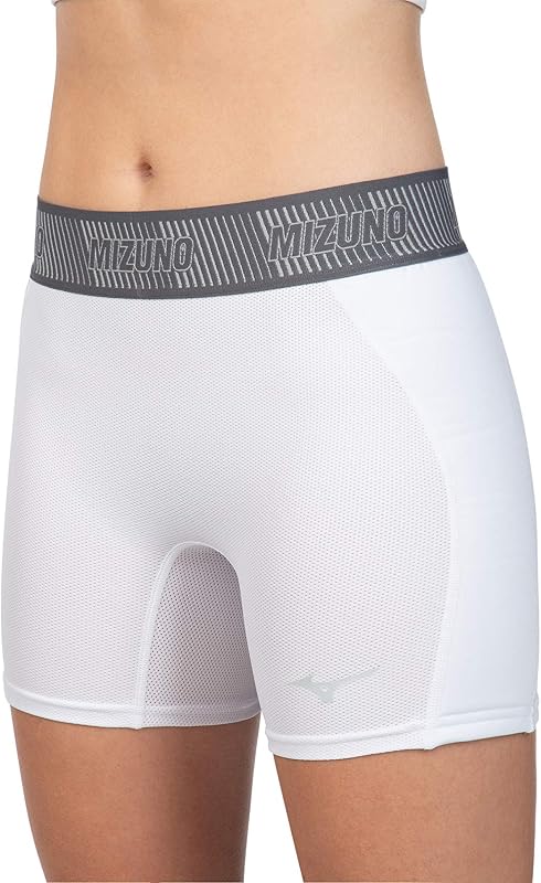 Damen Aero Vent Gepolsterte Gleitshorts, weiß, X-Large